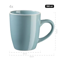 Mäser 931770 Kombiservice Elissa Für 6 Personen, Steinzeug, Türkis (1 Set, 24-teilig) 24 Mäser 931770 Kombiservice Elissa Für 6 Personen, Steinzeug, Türkis (1 Set, 24-teilig) -Qualitätsladen Für Geschirr 599117e90891ad0dbf6f84d212351f24