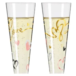 Goldnacht Champagnerglas-Set F23 Von Carolin Oliveira -Qualitätsladen Für Geschirr 59ee4f751a4284576acf3f6470c20675