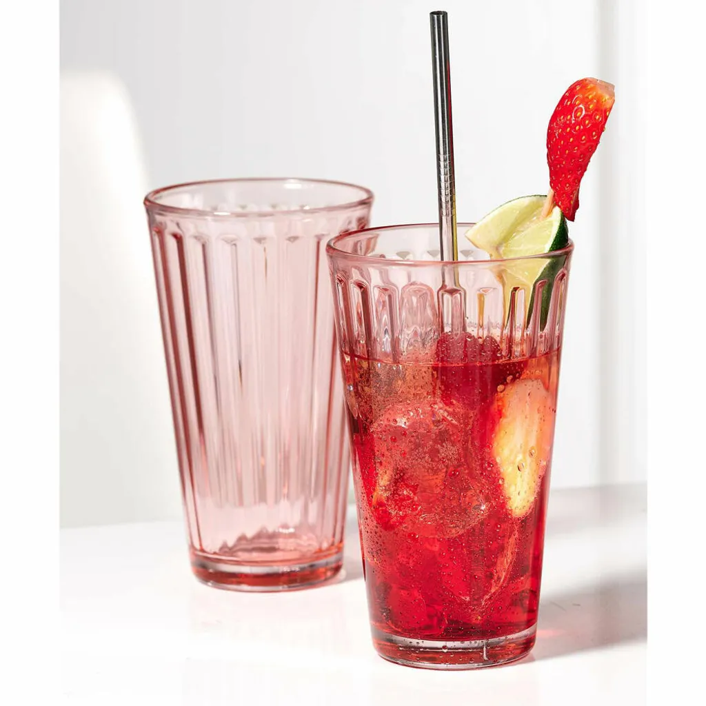 Ritzenhoff & Breker Longdrinkglas Lawe, Becher, Trinkglas, Glas, Rosa, 400 Ml, 164459 4 Ritzenhoff & Breker Longdrinkglas Lawe, Becher, Trinkglas, Glas, Rosa, 400 Ml, 164459 – Bild 4