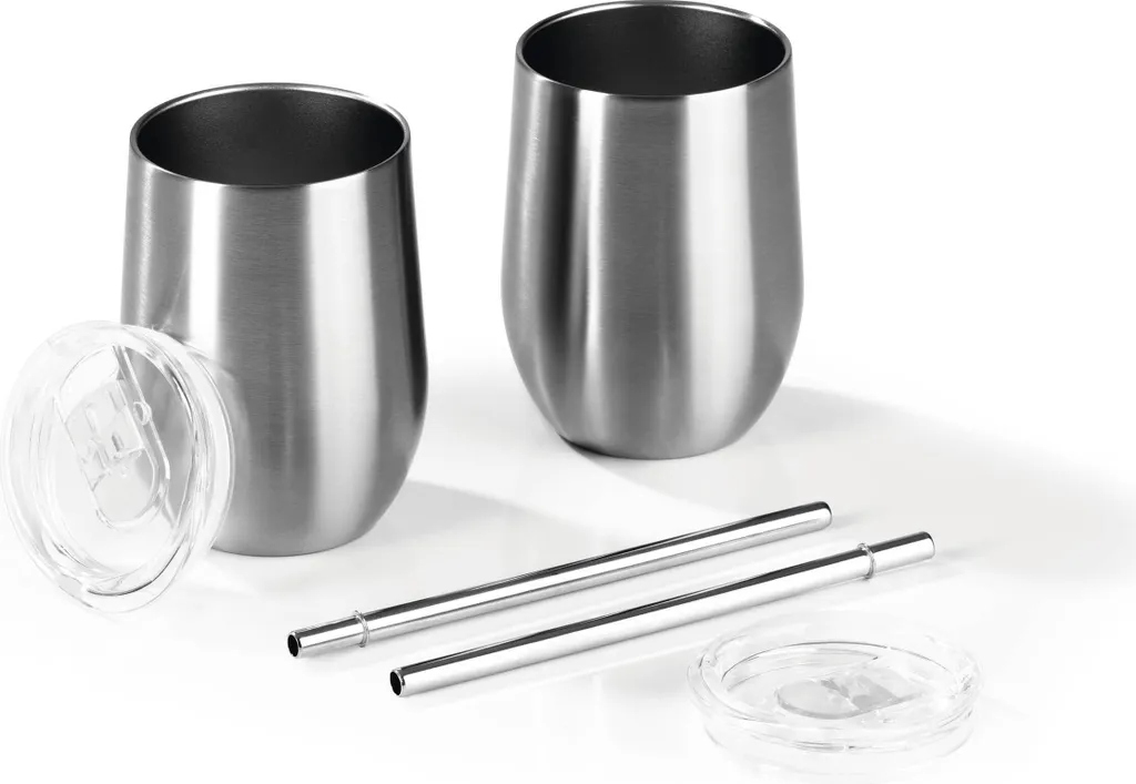 GOURMETmaxx Getränkebecher Inkl. Trinkhalm - 2er-Set 7 GOURMETmaxx Getränkebecher Inkl. Trinkhalm - 2er-Set – Bild 7