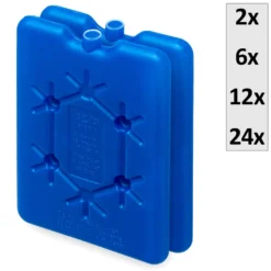 Deuba Kühlakku Set 12 Stunden Flach Je 200ml Für Kühltasche Kühlbox Outdoor Kühlelement Kühlpack Cool Pack Kühlakkus, Anzahl:12er Set