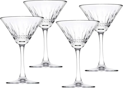 Pasabahce Martini Glas Elysia 22cl - 4 Stück - Cocktailglas