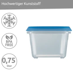 Wüllner & Kaiser Gefrierdosen 4er Set 750 Ml, Frischhaltedosen Mit Deckel, Ideal Zum Einfrieren, Vielfältig Verwendbar -Qualitätsladen Für Geschirr 5df79142e845f393002777fbea588894
