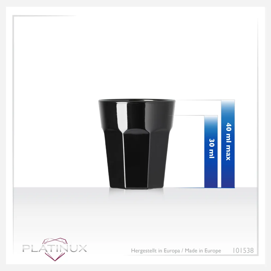 Schwarze Schnapsgläser Aus Glas 30ml (max. 40ml) Set 6 Teilig Wodkagläser Shotgläser 3 Schwarze Schnapsgläser Aus Glas 30ml (max. 40ml) Set 6 Teilig Wodkagläser Shotgläser – Bild 3