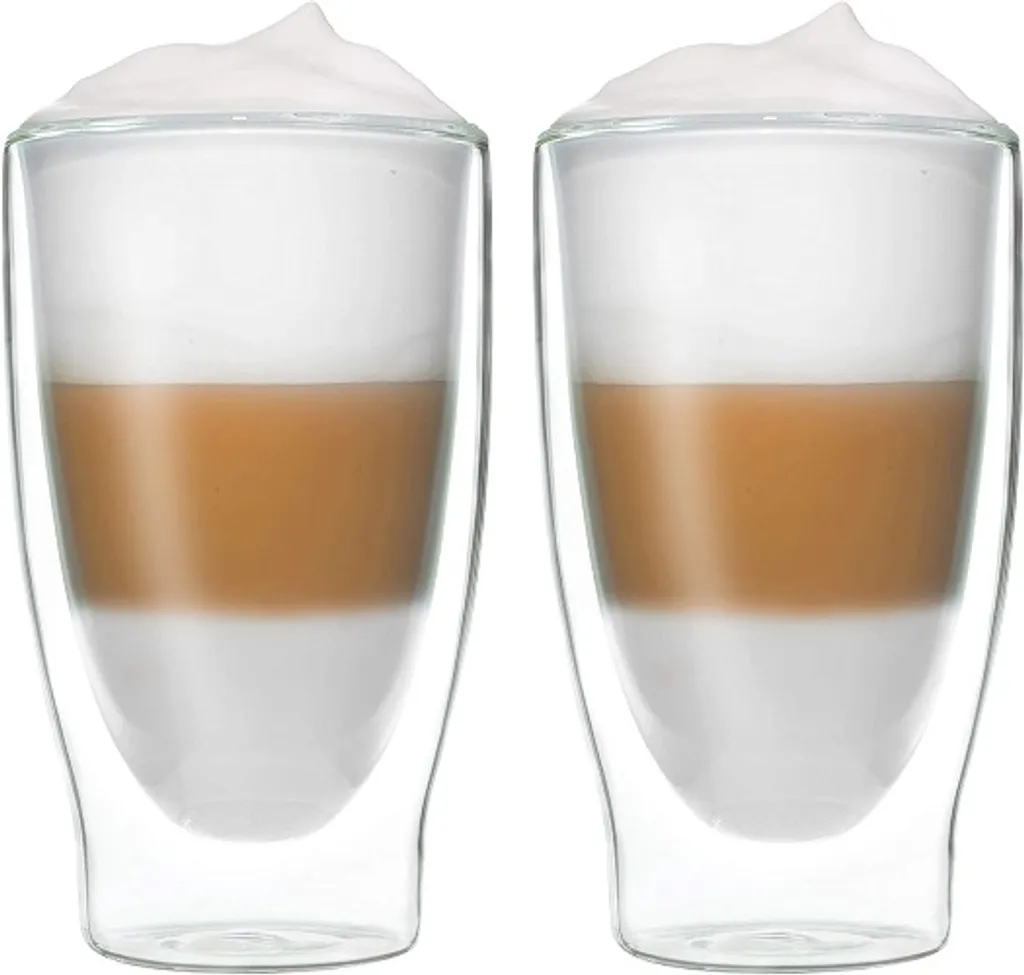 Duos 2x 310ml Doppelwand Latte Macchiato Thermogläser - Set Mit Schwebe-Effekt, Auch Für Tee, Eistee, Säfte, Wasser, Cola, Cocktails Geeignet, DUOS By Feelino 2 Duos 2x 310ml Doppelwand Latte Macchiato Thermogläser - Set Mit Schwebe-Effekt, Auch Für Tee, Eistee, Säfte, Wasser, Cola, Cocktails Geeignet, DUOS By Feelino – Bild 2