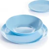Tafelservice Diwali Light Blue Hellblau 18-teilig LUMINARC Hartglasgeschirr Geschirrset Tafelset Essservice Geschirr