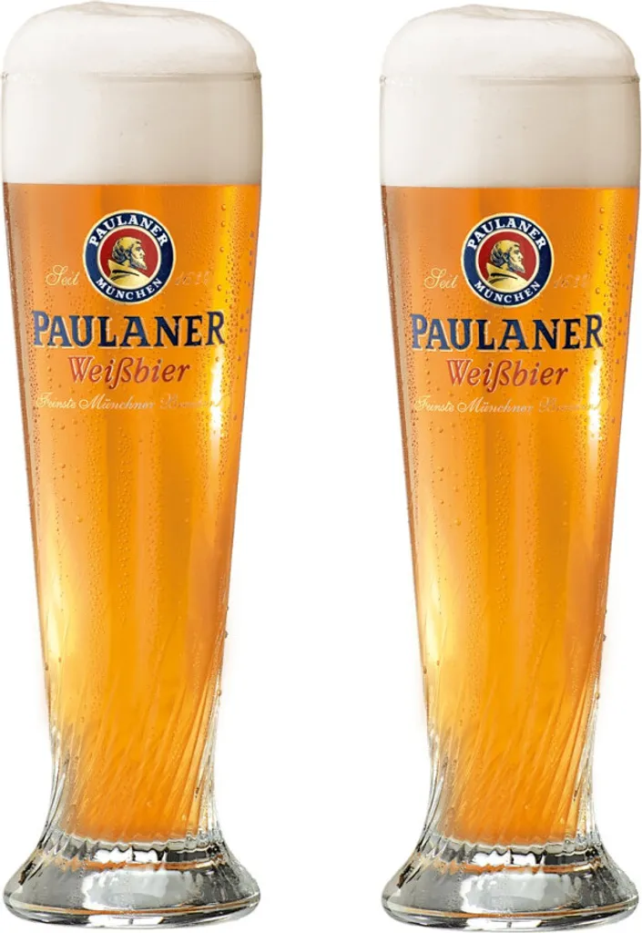 2x Paulaner Weizenbierglas 0,5L 1 2x Paulaner Weizenbierglas 0,5L