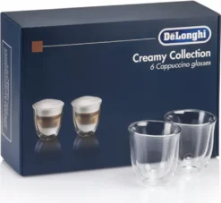 De'Longhi Delonghi Creamy Collection Box 6er Set Cappuccino Gläser DLSC301 (1er Pack) 9 De'Longhi Delonghi Creamy Collection Box 6er Set Cappuccino Gläser DLSC301 (1er Pack) -Qualitätsladen Für Geschirr 5f7e09aadf8af5a9c8301cf802d41b77