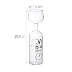 Relaxdays Weinflasche Glas Aufsatz 750 Ml 12 Relaxdays Weinflasche Glas Aufsatz 750 Ml -Qualitätsladen Für Geschirr 60e300d0886357c2a08047877f6c11fb