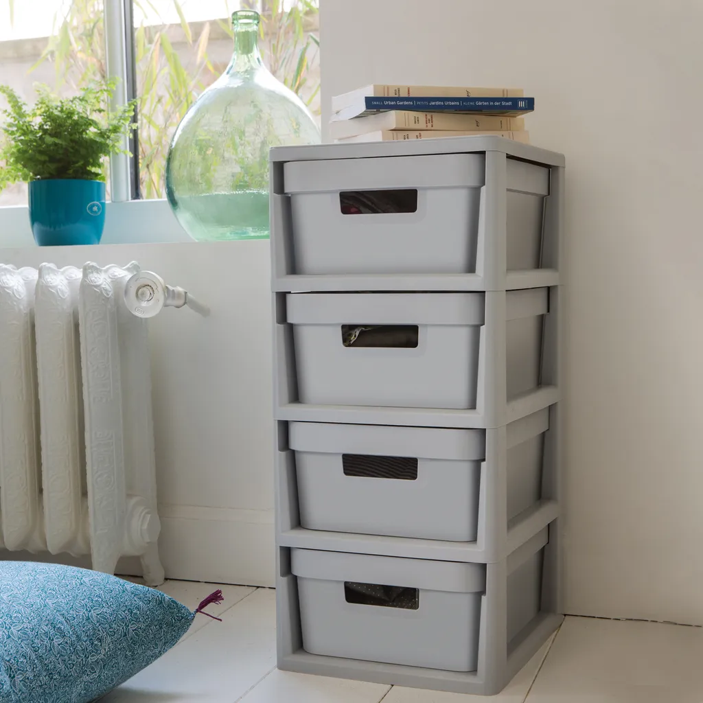 CURVER Infinity - Trolley Mit 4 X 10l Vier Schubladen Auf Rädern, Trolley 2 CURVER Infinity - Trolley Mit 4 X 10l Vier Schubladen Auf Rädern, Trolley – Bild 2