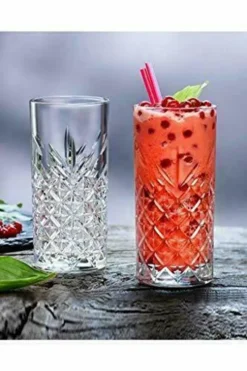 Pasabahce Timeless 52820 Longdrink Glas Wassergläser Kristall Design 4´er Set Transparent 295 Ml 10 Pasabahce Timeless 52820 Longdrink Glas Wassergläser Kristall Design 4´er Set Transparent 295 Ml -Qualitätsladen Für Geschirr 61e8c1922c855d06e458b2424de8b8dc