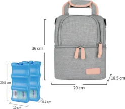 Kühltasche Für Muttermilch, Babyflasche, Wasserdicht, Für Gefrierschrank, Mama, Reiserucksack, Tragbar, Wärmeisoliert, Lunchbox Für Damen, Herren, Kinder, Große Kapazität, Handtasche,Grey 13 Kühltasche Für Muttermilch, Babyflasche, Wasserdicht, Für Gefrierschrank, Mama, Reiserucksack, Tragbar, Wärmeisoliert, Lunchbox Für Damen, Herren, Kinder, Große Kapazität, Handtasche,Grey -Qualitätsladen Für Geschirr 62f3d48b695f37d67a66bc2880a4b322