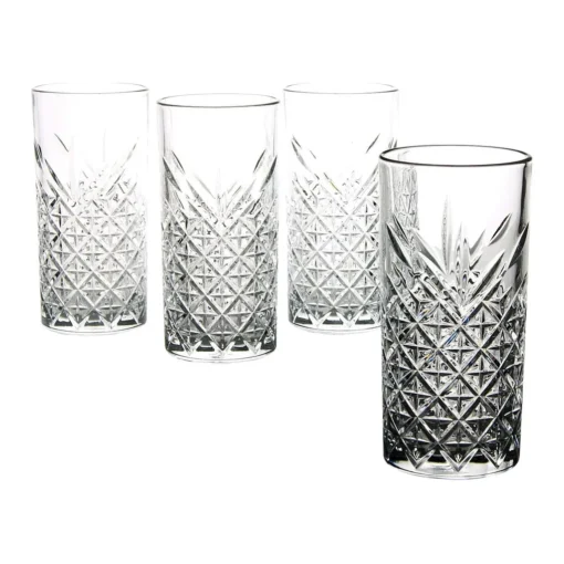 CreaTable 15459 Timeless Longdrinkbecher & Whiskygläser, Klar, 8-teilig (1 Set) – Bild 3