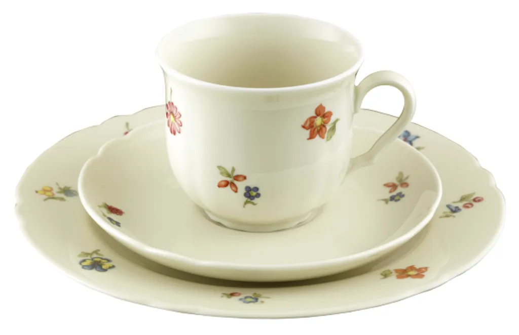 Seltmann Kaffeeservice 18 Tlg Marie-Luise Elfenbein 44714 Porzellan 6 Seltmann Kaffeeservice 18 Tlg Marie-Luise Elfenbein 44714 Porzellan – Bild 6