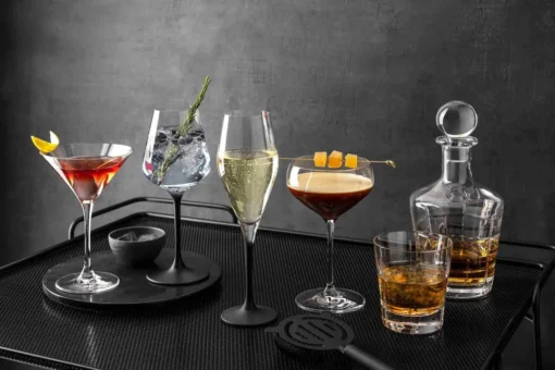 Villeroy & Boch Rotweinkelch, Manufacture Rock Klar,schwarz, 4 Tlg. – Bild 12