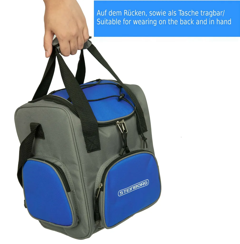 Steinborg Thermischen Kühltasche | Reisetasche Mit Integriertem Kühler | 16 Liter 4 Steinborg Thermischen Kühltasche | Reisetasche Mit Integriertem Kühler | 16 Liter – Bild 4