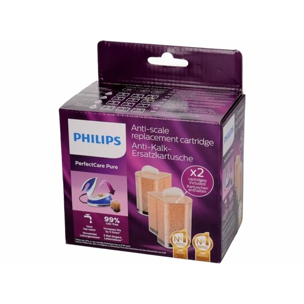 Philips GC 002/00 PerfectCare Pure Steam Anti-Kalk-Kartusche Doppelpack 4 Philips GC 002/00 PerfectCare Pure Steam Anti-Kalk-Kartusche Doppelpack – Bild 4