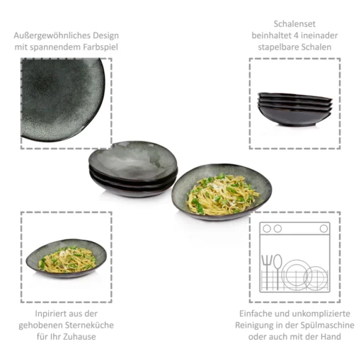 Sänger Pastaschalen Set Kopenhagen 4 Teilig – Bild 4