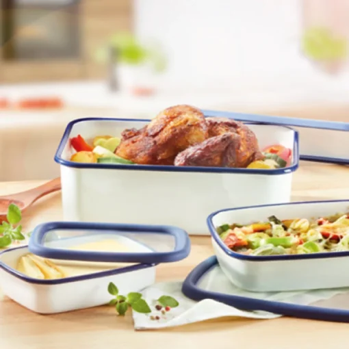 HoneyWare | Classic Line - Frischhaltedose Aus Emaille, Größe XL-hoch, 2,8 Liter – Bild 3
