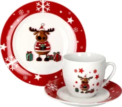 Kaffeeservice Elch 18tlg. Für 6 Personen Weiß Mit Weihnachtsdekor Lustiger Elch 9 Kaffeeservice Elch 18tlg. Für 6 Personen Weiß Mit Weihnachtsdekor Lustiger Elch -Qualitätsladen Für Geschirr 65719a1da2e34bfbcd270b91731353da