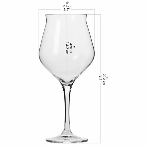 KROSNO Brewery Biergläser Bierkenner Set, 6er-Set, 420ml, 500 Ml – Bild 16
