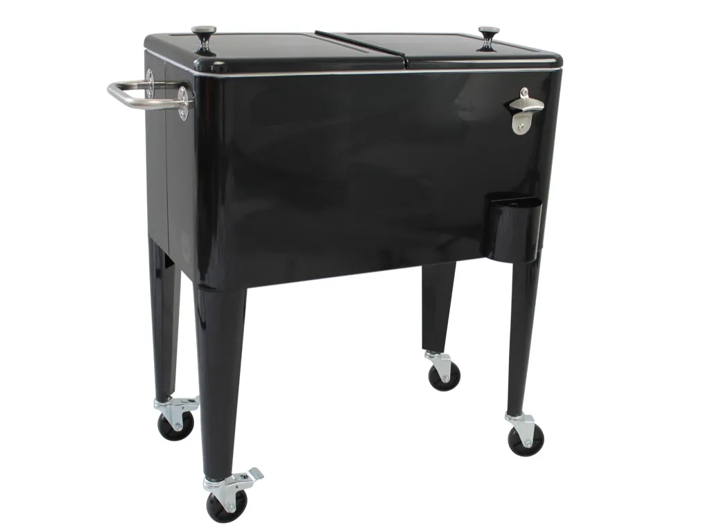 Kailua Cooler - Amerikanische Kühlbox, Kühlwagen, Party Getränkekühler, Schwarz 3 Kailua Cooler - Amerikanische Kühlbox, Kühlwagen, Party Getränkekühler, Schwarz – Bild 3