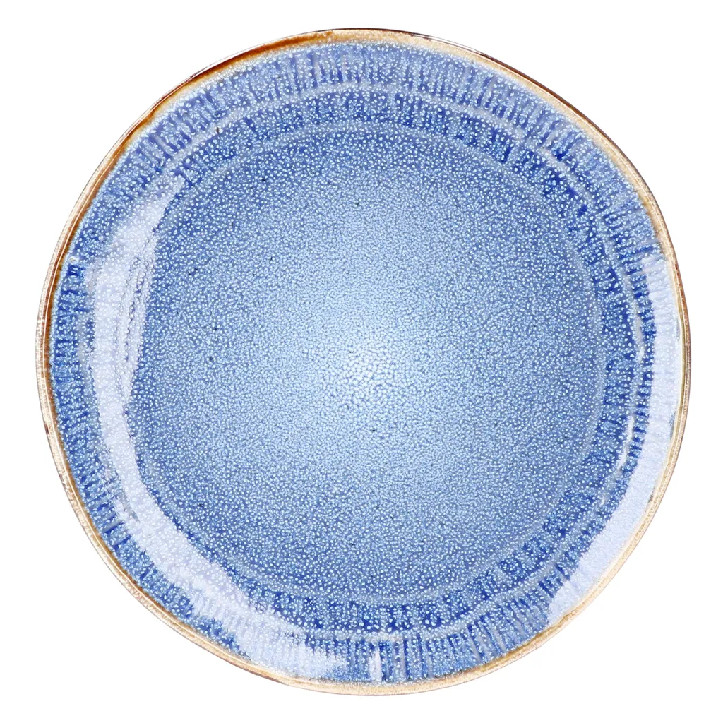 MamboCat Reactive Blue 18-tlg. Set I 6 Personen I Außen Kupfer I Speiseteller, Müslischalen & Kuchenteller I Steingut-Geschirr 3 MamboCat Reactive Blue 18-tlg. Set I 6 Personen I Außen Kupfer I Speiseteller, Müslischalen & Kuchenteller I Steingut-Geschirr – Bild 3