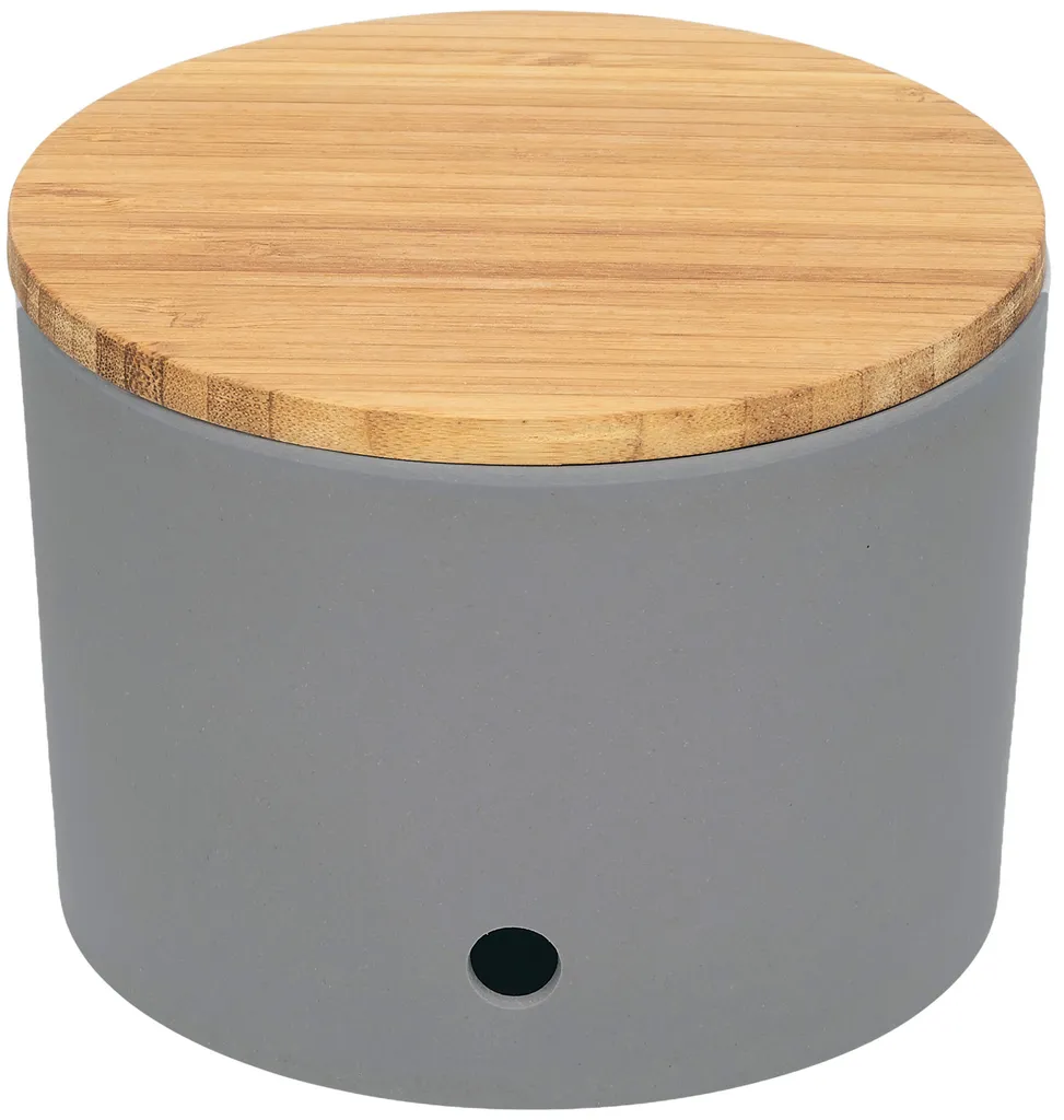 LS-LebenStil Natur Design Holz Kartoffeltopf 23x20cm Mad E In Germany Grau Silber 3 LS-LebenStil Natur Design Holz Kartoffeltopf 23x20cm Mad E In Germany Grau Silber – Bild 3