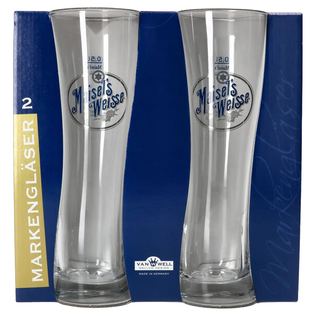 Van Well 6x Maisel’s Weisse Weizenbiergläser 0,5L Geeicht Hefe Weißbierglas Beer 5 Van Well 6x Maisel’s Weisse Weizenbiergläser 0,5L Geeicht Hefe Weißbierglas Beer – Bild 5