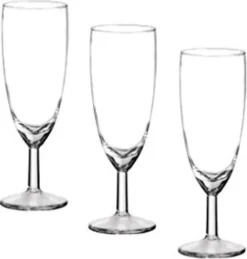 12 Sektgläser Set