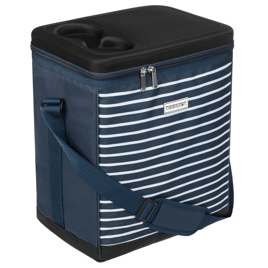 Anndora Kühltasche 32 Liter Navy Blau Weiß - Kühleinsatz -reisenthel Carrycruiser Kompatibel - Blau-weiss Gestreift 3 Anndora Kühltasche 32 Liter Navy Blau Weiß - Kühleinsatz -reisenthel Carrycruiser Kompatibel - Blau-weiss Gestreift – Bild 3