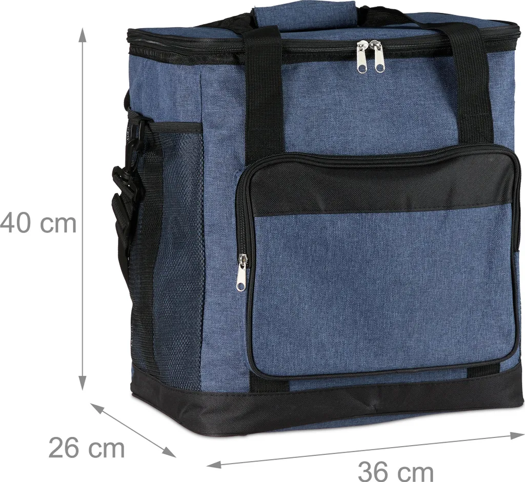 Relaxdays Kühltasche Faltbar 30 Liter 4 Relaxdays Kühltasche Faltbar 30 Liter – Bild 4
