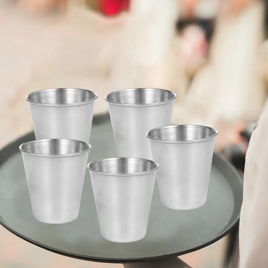 12 Stück Schnapsbecher 70ml Edelstahl Schnapsglas Edelstahlbecher Pinnchen Shot Gläser Becher 2 12 Stück Schnapsbecher 70ml Edelstahl Schnapsglas Edelstahlbecher Pinnchen Shot Gläser Becher – Bild 2