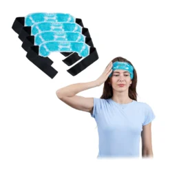 Relaxdays Kühlpads Kopf Im 4er Set