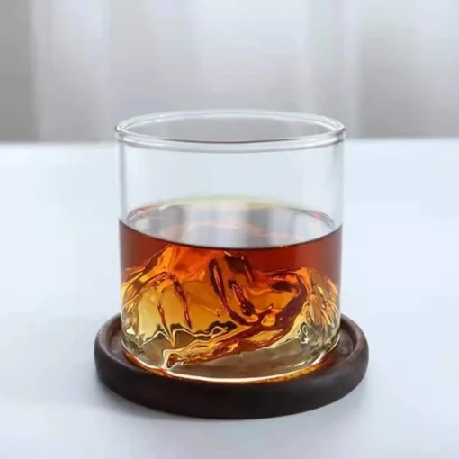 4 Stk/Set 200ml Mountain Whiskygläser Whiskey Glasses Set,für Scotch Und Whisky Liebhaber,Geschenk Für Männer, Vatertagsgeschenk – Bild 2