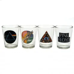 Pink Floyd - Schnapsgläser - 4er-Pack TA7478 (Einheitsgröße) (Transparent)
