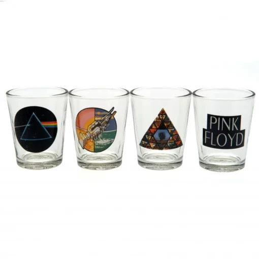 Pink Floyd - Schnapsgläser - 4er-Pack TA7478 (Einheitsgröße) (Transparent)