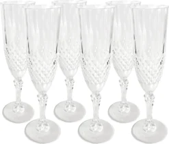 6er Set Kunststoff Champagner-Gläser Kristalleffekt 200ml / Ø6x22,5cm 9 6er Set Kunststoff Champagner-Gläser Kristalleffekt 200ml / Ø6x22,5cm -Qualitätsladen Für Geschirr 6d315061065015afc77904cd7e11fd6b