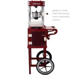 Syntrox Untergestell Popcornwagen Für Popcorn Maker Mit Zwei Reifen -Qualitätsladen Für Geschirr 6d6a39a6a6824134fe920408b28c381e