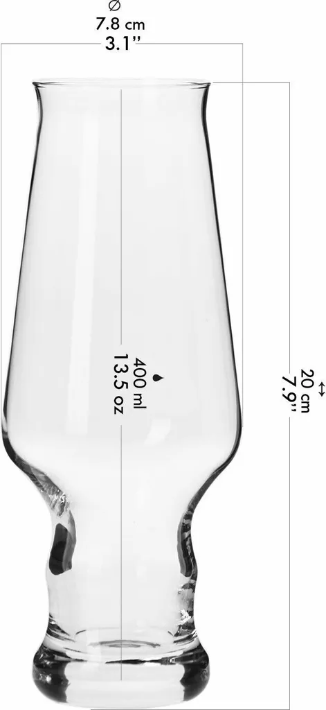 KROSNO Splendour IPA Biergläser, 6er-Set, 400 Ml 2 KROSNO Splendour IPA Biergläser, 6er-Set, 400 Ml – Bild 2