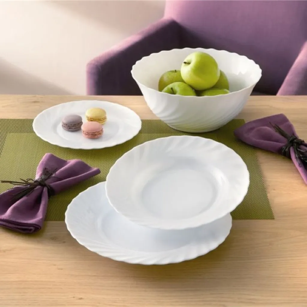 Luminarc 19tlg. Tellerset + Schale Trianon 7 Luminarc 19tlg. Tellerset + Schale Trianon – Bild 7