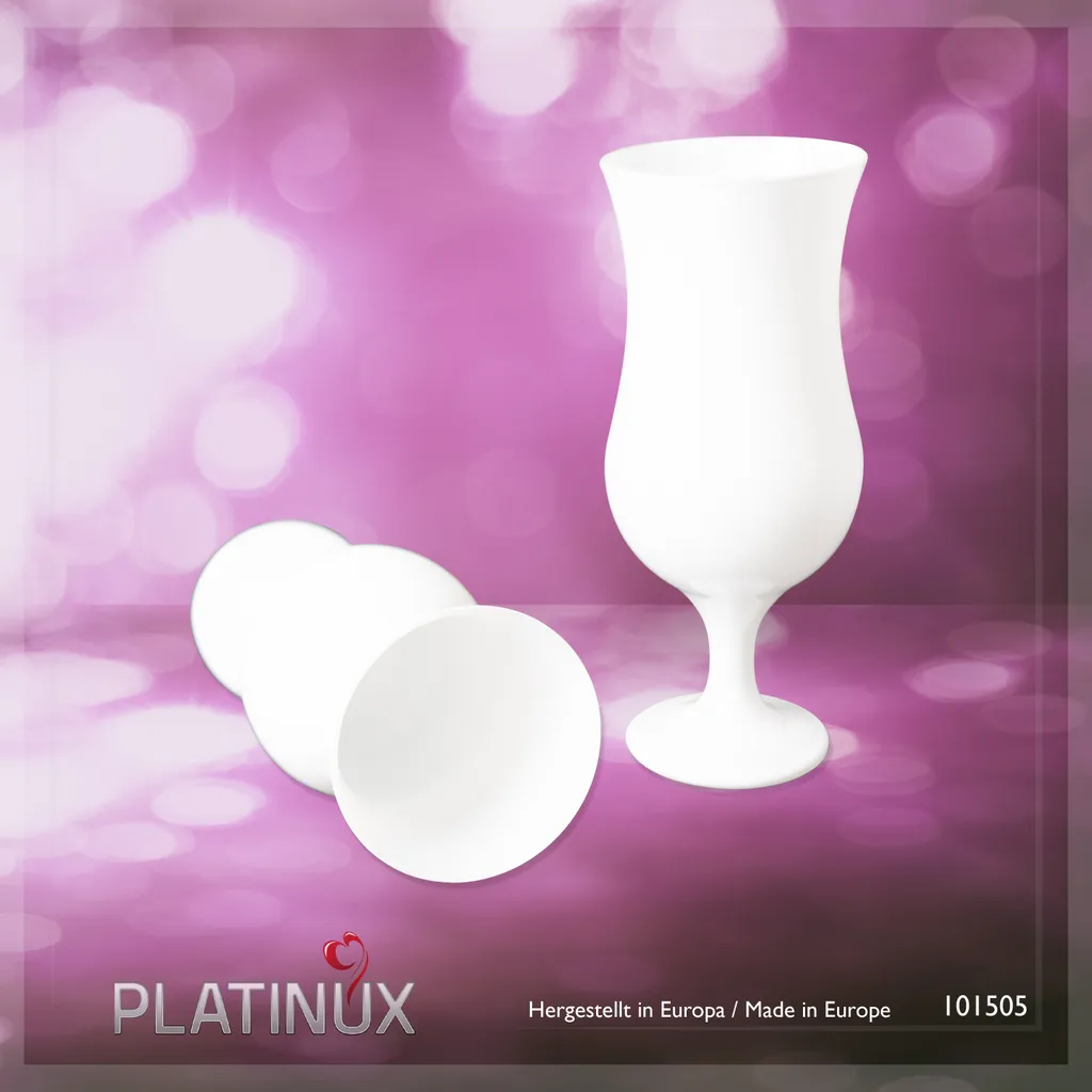 Weiße Cocktailgläser 400ml (max. 470ml) Longdrinkgläser Set 6 Stück Bargläser 4 Weiße Cocktailgläser 400ml (max. 470ml) Longdrinkgläser Set 6 Stück Bargläser – Bild 4