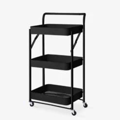 Klappbarer Küchenwagen 3 Etagen Griff Räder Pikas PlusFarbe: Schwarz, Höhe (cm): 89, Breite (cm): 46, Tiefe (cm): 29,5, Zusammensetzung: POWDER COATED IRON, Modelle: PIKAS PLUS, Länge (cm): 29 9 Klappbarer Küchenwagen 3 Etagen Griff Räder Pikas PlusFarbe: Schwarz, Höhe (cm): 89, Breite (cm): 46, Tiefe (cm): 29,5, Zusammensetzung: POWDER COATED IRON, Modelle: PIKAS PLUS, Länge (cm): 29 -Qualitätsladen Für Geschirr 6eb4b64d93edcac4f50fefe6cecd9b63