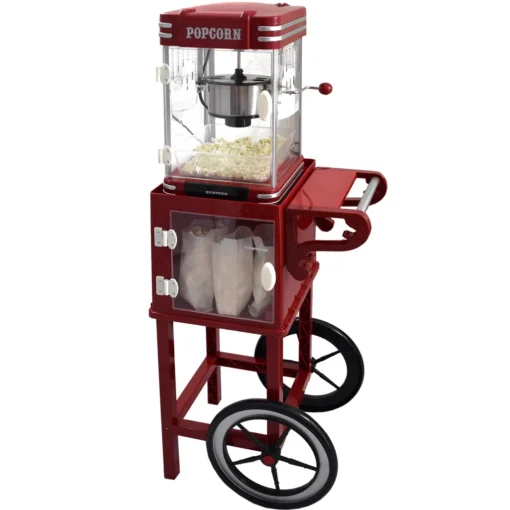 Syntrox Untergestell Popcornwagen Für Popcorn Maker Mit Zwei Reifen – Bild 11