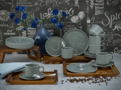 CreaTable 16734 Kaffeeservice Chef Collection Für 6 Personen, Porzellan, Grau (1 Set, 18-teilig) 15 CreaTable 16734 Kaffeeservice Chef Collection Für 6 Personen, Porzellan, Grau (1 Set, 18-teilig) -Qualitätsladen Für Geschirr 703e6b4ac875200c592cef682ed7a832