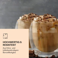 6x 410ml DUOS Doppelwandige JUMBO-Thermogläser Für Latte Macchiato, Cappuchino 6 6x 410ml DUOS Doppelwandige JUMBO-Thermogläser Für Latte Macchiato, Cappuchino -Qualitätsladen Für Geschirr 704a914295a38e0f3ca05abbee369074