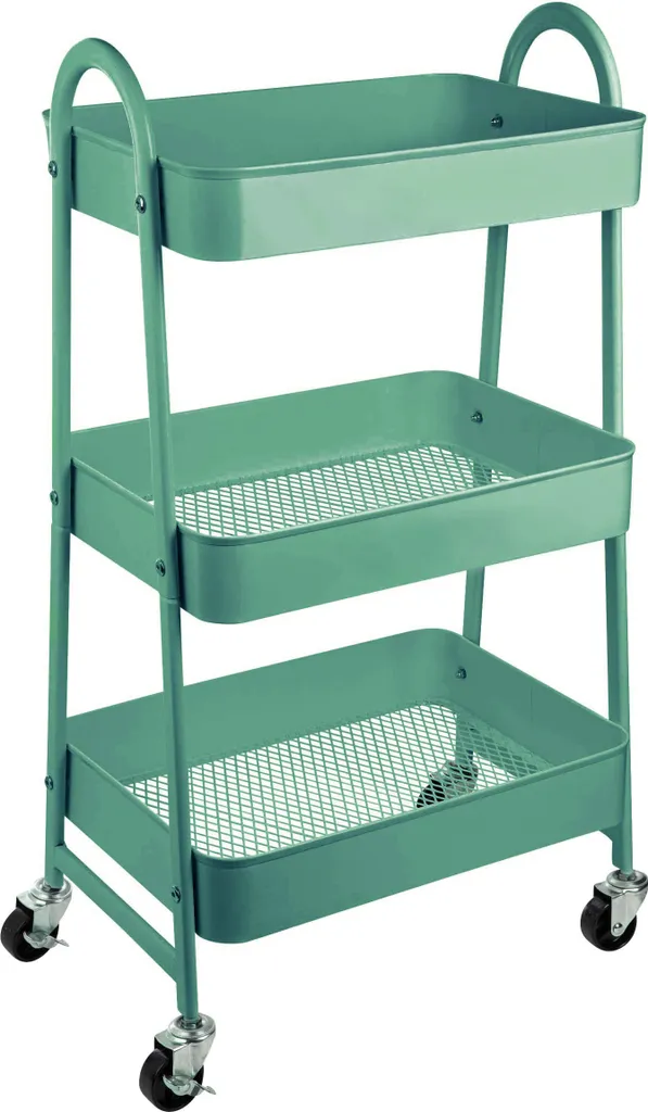 ONVAYA® Servierwagen Silvio | Beistellwagen | Mint | 30,5 X 45 X 77 Cm | 3 Fächer | Multifunktionswagen | Transportwagen | Allzweckwagen | Küchentrolley | Nischenregal 1 ONVAYA® Servierwagen Silvio | Beistellwagen | Mint | 30,5 X 45 X 77 Cm | 3 Fächer | Multifunktionswagen | Transportwagen | Allzweckwagen | Küchentrolley | Nischenregal
