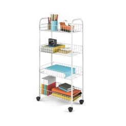 Metaltex Servierwagen Mit 4 Körben Pisa Weiß -Qualitätsladen Für Geschirr 71e7598395b5ea1cd103ecc95827a3ae