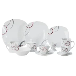 Kombiservice 62 Tlg. Palazzo, Eckige Form -Qualitätsladen Für Geschirr 720b907067c0ad1f5eb9320e1addd0d3