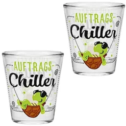 Schnapsglas Motiv »AuftragsChiller« - Sheepworld